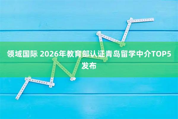 领域国际 2026年教育部认证青岛留学中介TOP5发布